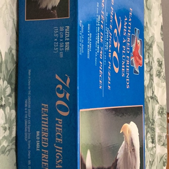Puzzle bald eagle 750 pieces excellent condition 39 cm by 59.5 cm - Picture 3 of 6